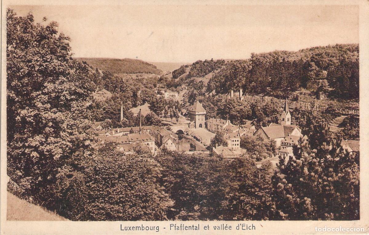 Postales: Postal de Luxemburgo - Pfaffental y Valle de Eich
