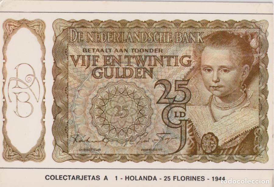Postales: COLECTARJETAS A 1 &ndash; HOLANDA &ndash; 25 FLORINES &ndash; 1944 &ndash; S/C