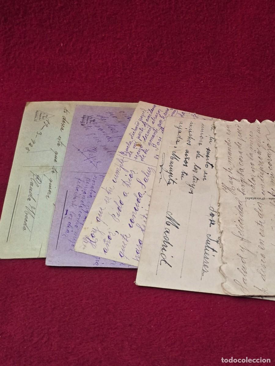 Postales: Lote postales antiguas. Escritas. - Foto 7