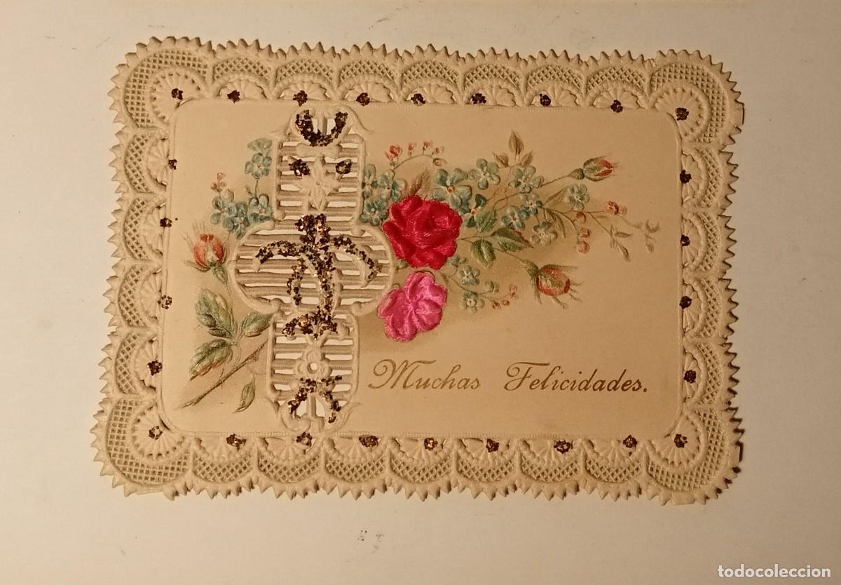 Postales: 1901 - FELICITACI&Oacute;N con sobre - FELICIDADES