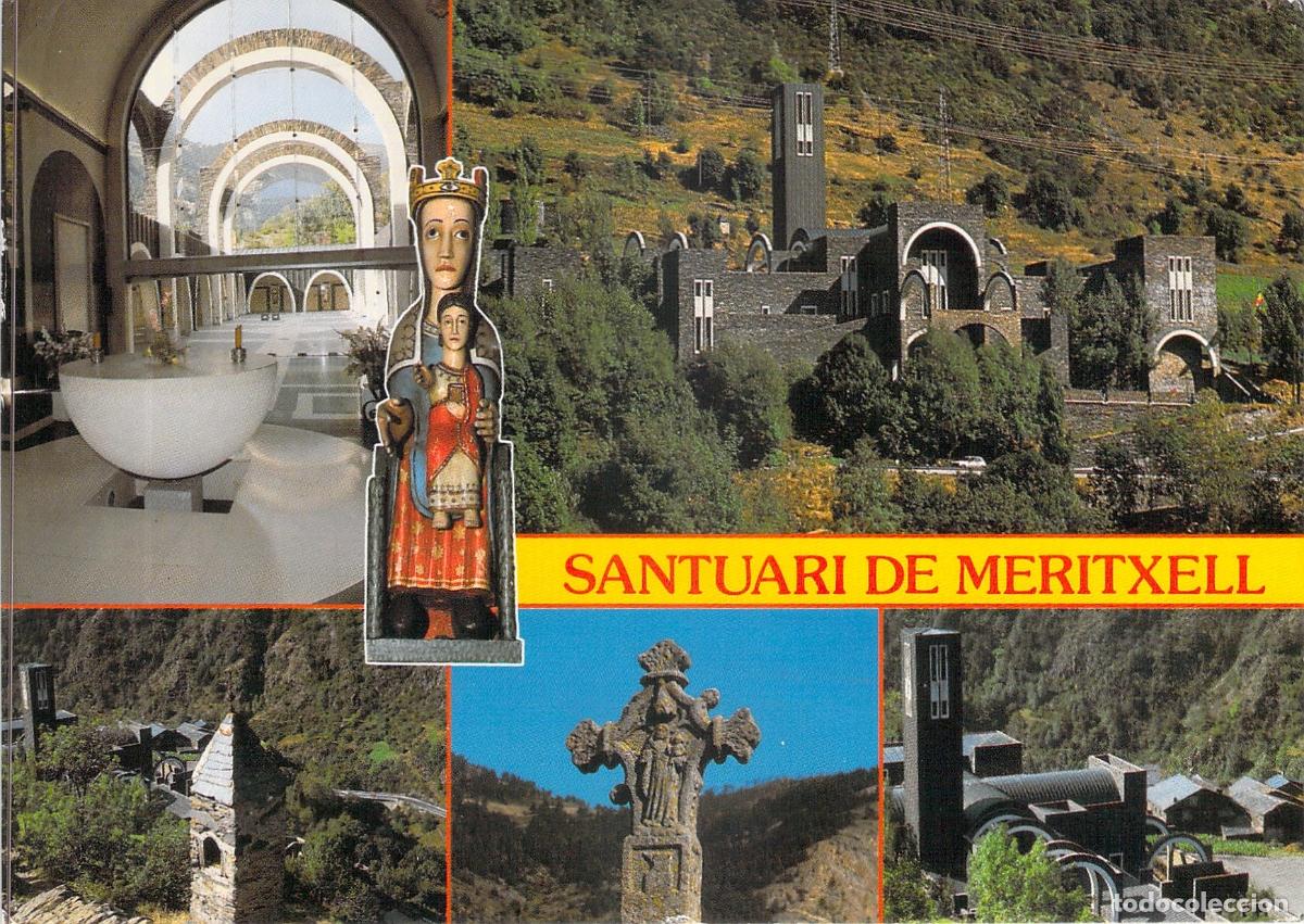 Cartoline: Postal Santuario de Meritxell Andorra y Virgen de Meritxell