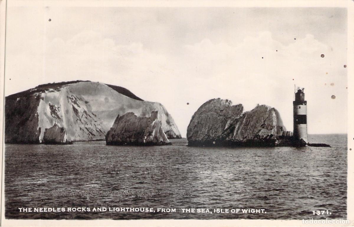 Postkarten: Postal de las Rocas The Needles y Faro, Isla de Wight, Inglaterra