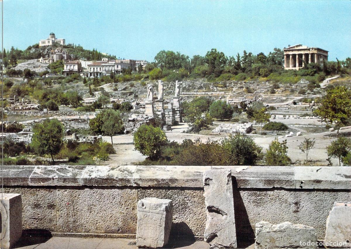 Postales: Postal de Atenas: El &Aacute;gora Antigua y el Teseion, Grecia
