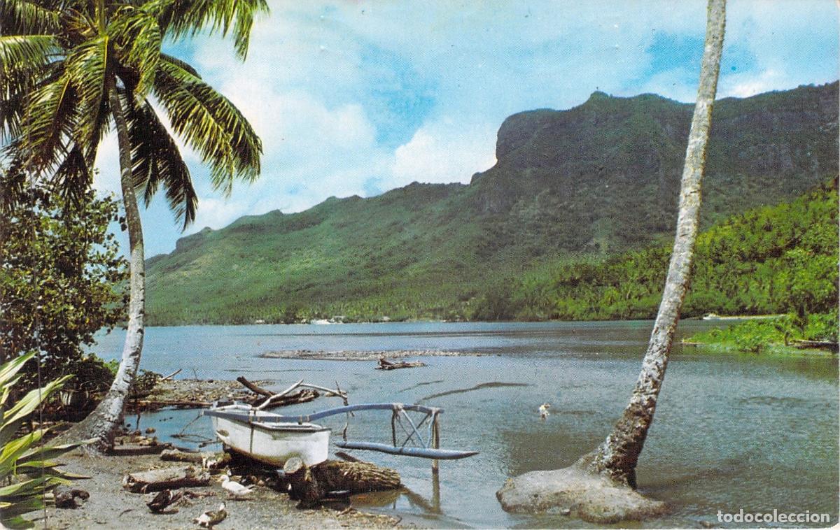 Postales: Postal Paisaje de Papaoo en Moorea, Polinesia Francesa