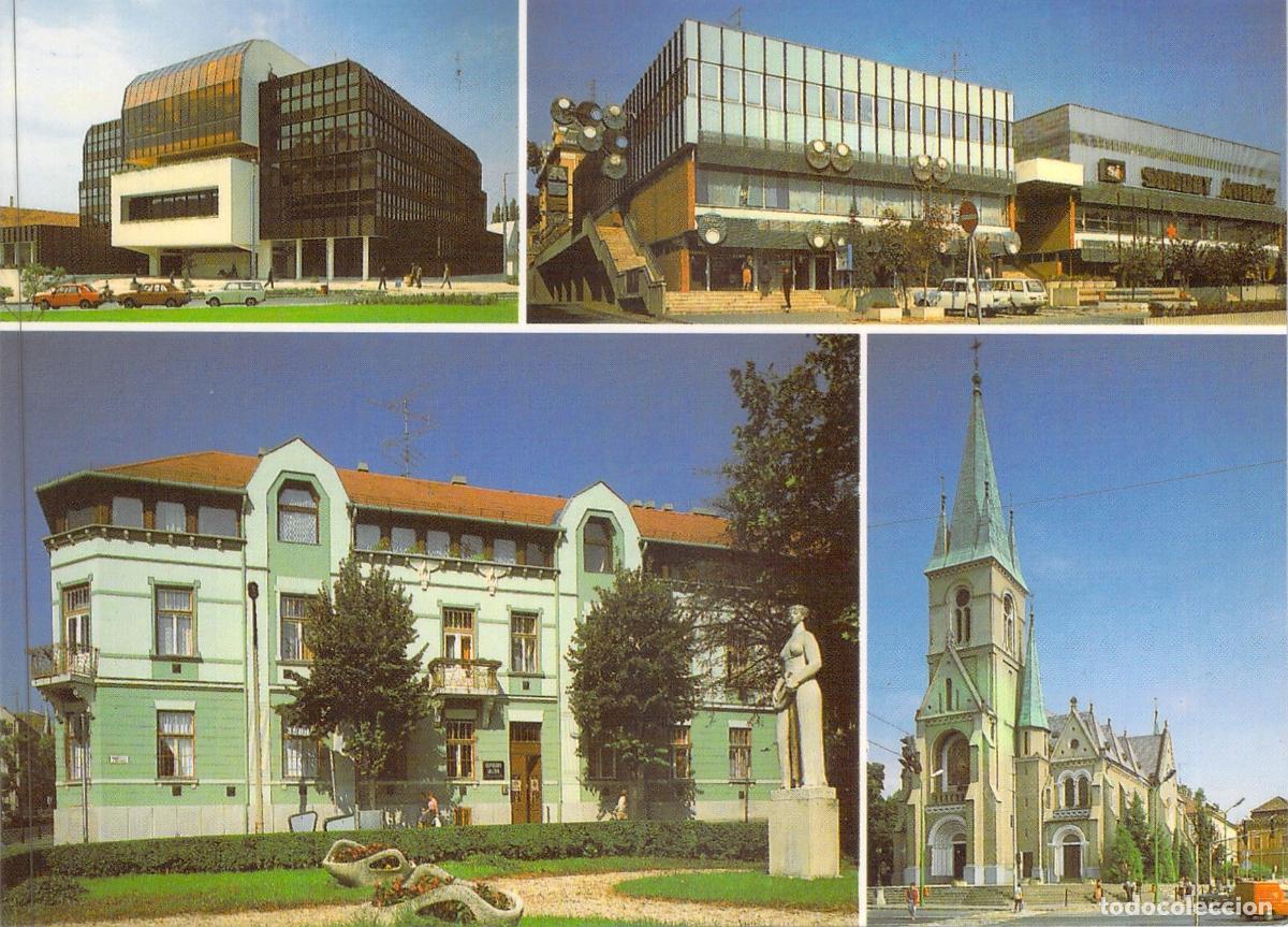 Postales: Postal Multivista de Kaposv&aacute;r, Hungr&iacute;a - Arquitectura y Paisaje Urbano