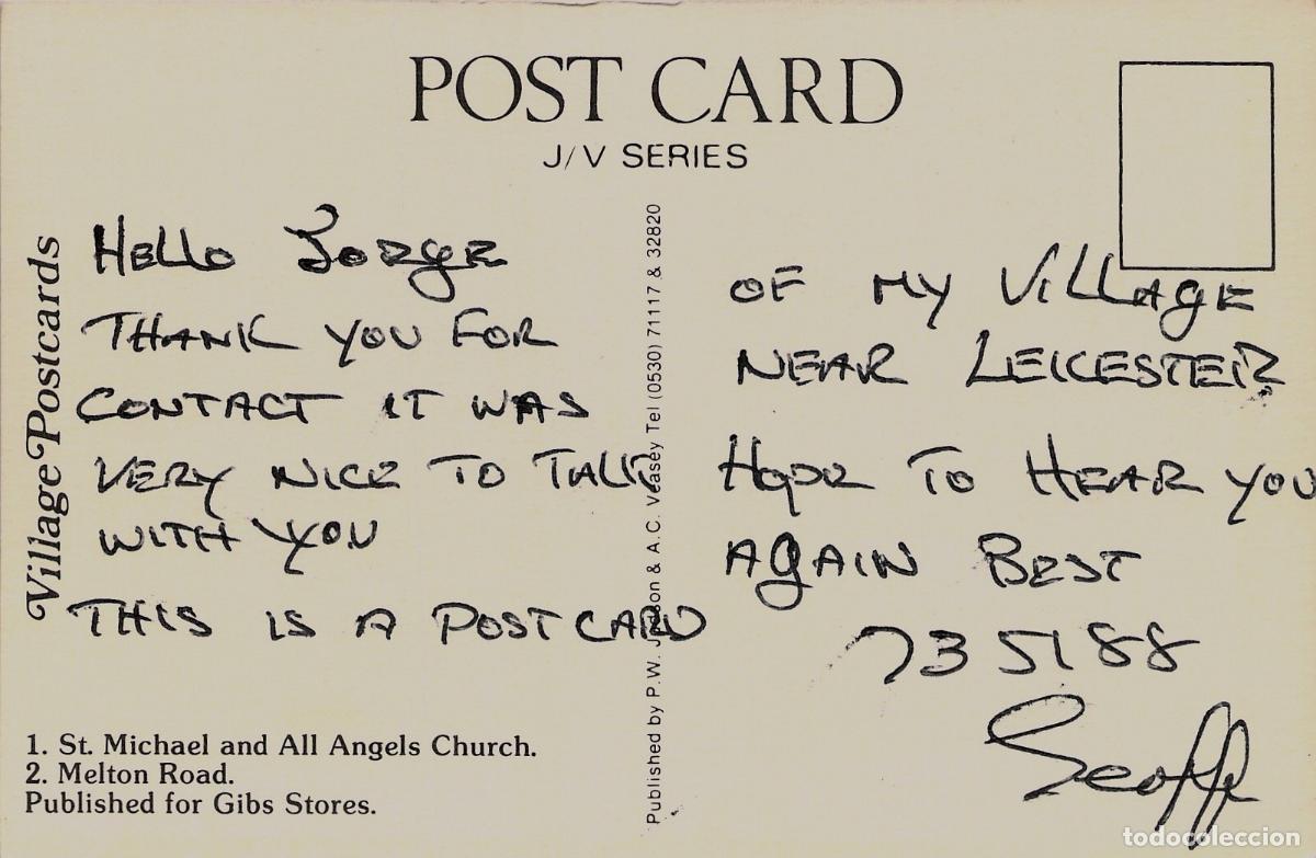 Postales: Postal de Thurmaston con la Iglesia St. Michael y Melton Road - Foto 2
