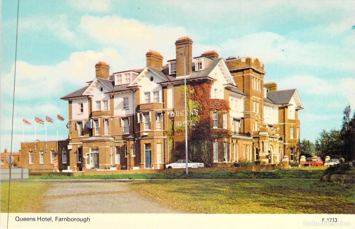 Postales: Postal del Queens Hotel en Farnborough, Hampshire, Inglaterra