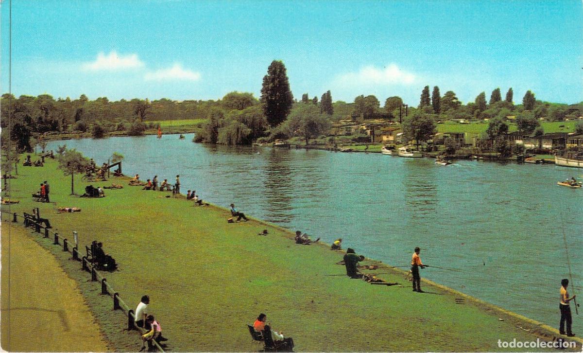 Postales: Postal del R&iacute;o T&aacute;mesis en Walton-on-Thames, Surrey