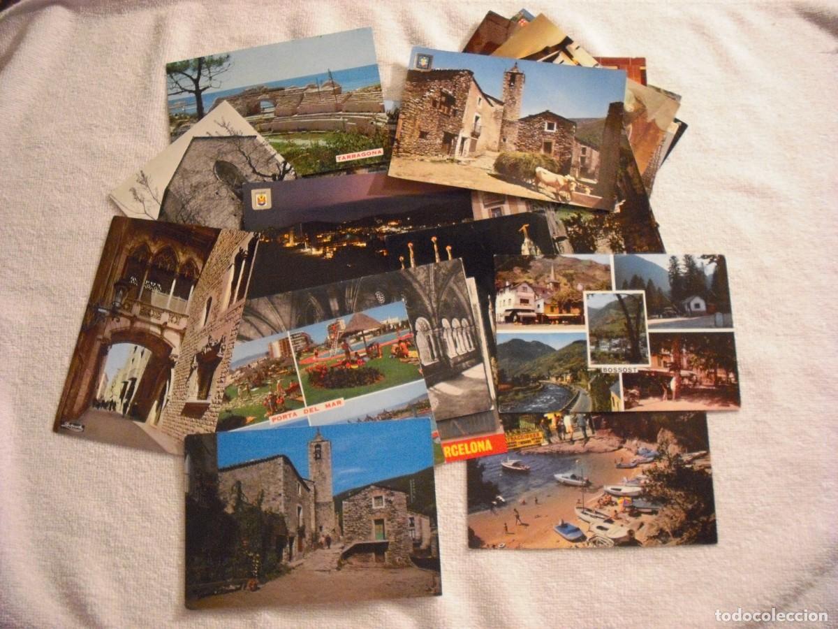 Cartoline: LOTE DE 30 POSTALES COLOR DE DIFERENTES LUGARES DE CATALU&Ntilde;A
