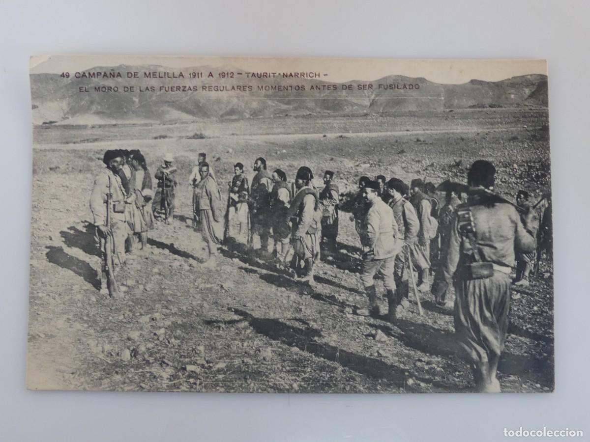 Cartoline: ANTIGUA TARJETA POSTAL - CAMPA&Ntilde;A DE MELILLA 1911 Y 1912