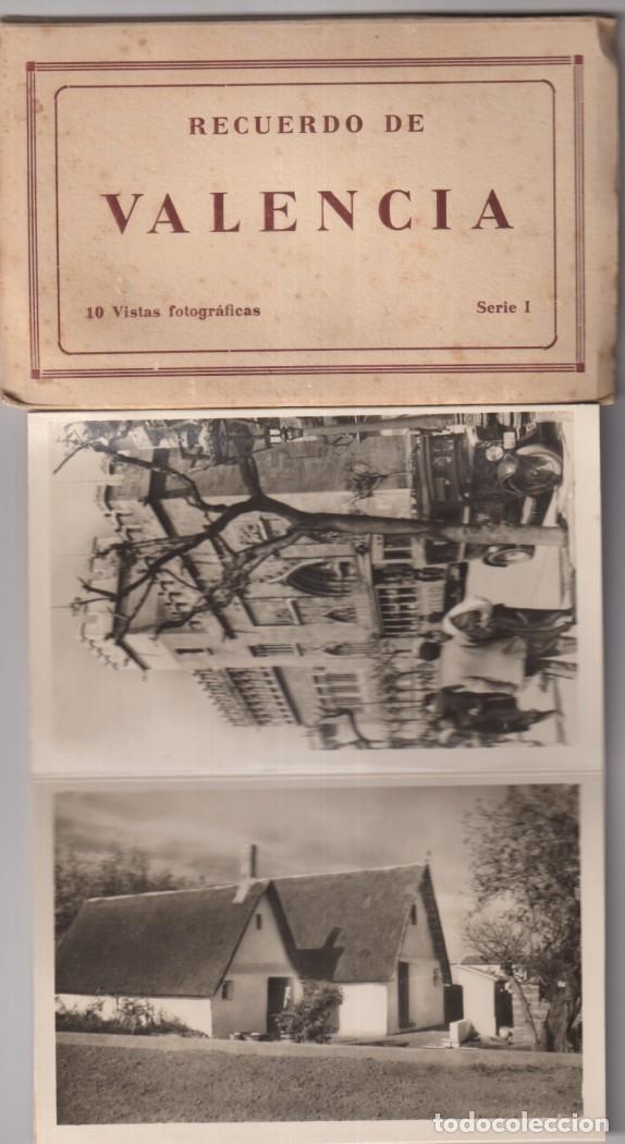 Postais: Recuerdo de Valencia. 10 vistas fotogr&aacute;ficas. JDP. A&ntilde;os 50