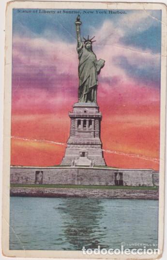 Postais: Nueva York. Estatua de la Libertad