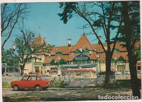 Cartoline: Mures. (Ruman&iacute;a). Restaurante Plateau Cornesti. Fechado con Bonito Franqueo el 15 Ago. 1976. Destino