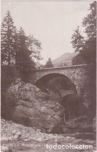 Postais: Montrovon. Los dos puentes sobre el Hongrin. Sin usar
