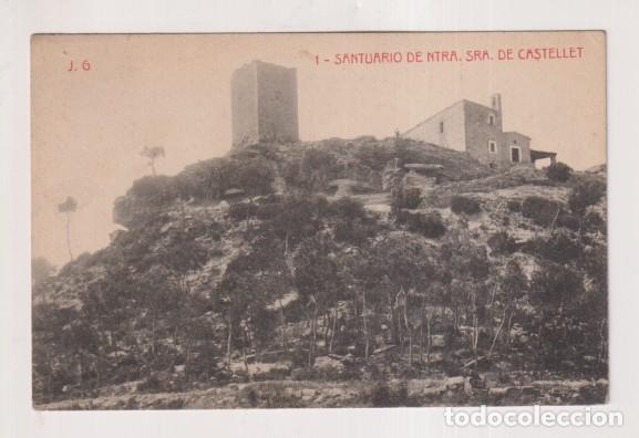 Cartes Postales: 1 Santuario de Ntra. Sra. de Castellet. Fototipia Thomas. Barcelona. Sin usar