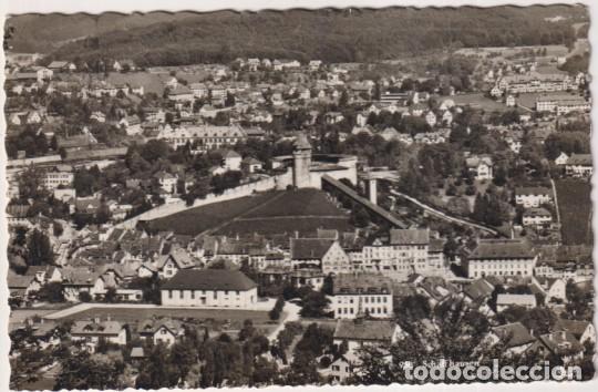 Postais: Foto-Postal. Suiza. Schaffhausen. Vista Genera. Franqueado y fechado el 5 Jul 1961. Destino: Barcelo