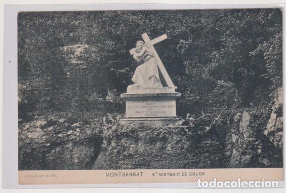 Cartoline: Montserrat. 4&ordm; Misterio de Dolor. Fot. J. E. Puig Barna. Sin usar