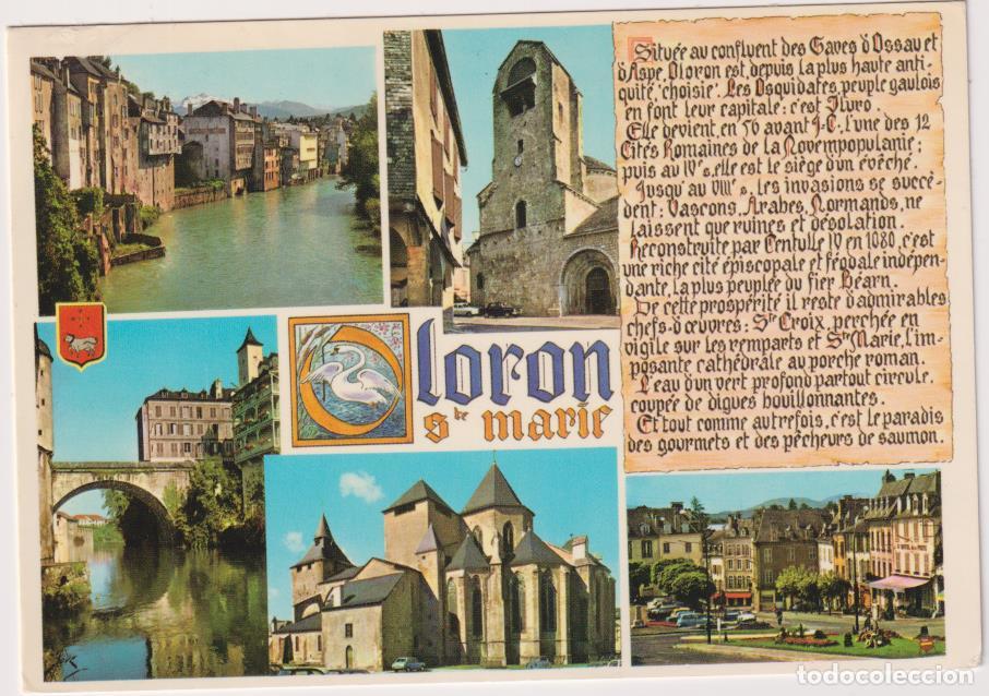 Postales: D&acute;Oloron Sainte Mar&iacute;e. Franqueado y fechado en Francia en 1982