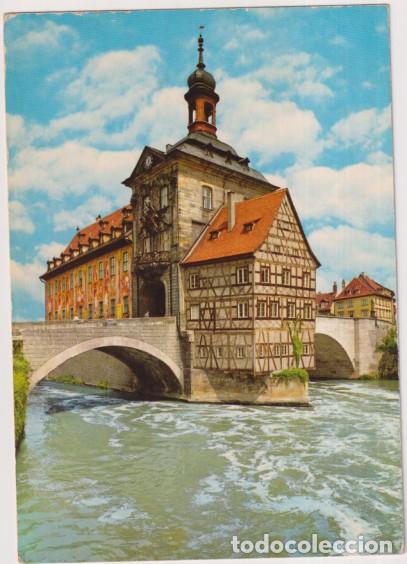 Postales: Alemania. Bamberg. Franqueado y fechado el 2 Feb. 1977. Destino: Barcelona