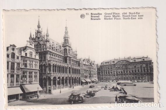 Postales: B&eacute;lgica. Bruselas. Panorama. Gran Place Cot&eacute; Nord Est. Fototipia Dohmen. Sin usar