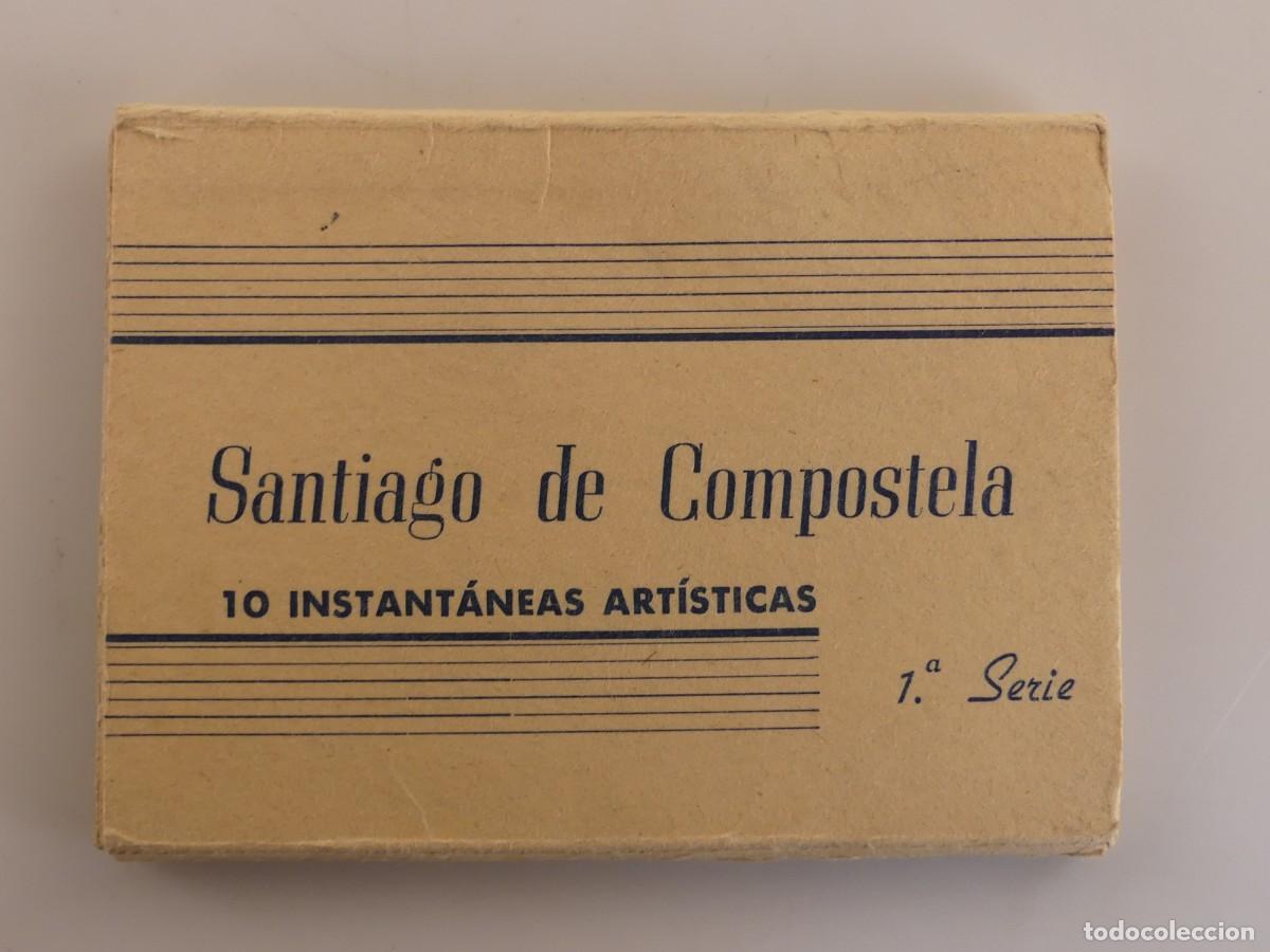 Postales: VISTAS TIPO ACORDEON - SANTIAGO DE COMPOSTELA 10 ARTISTICA