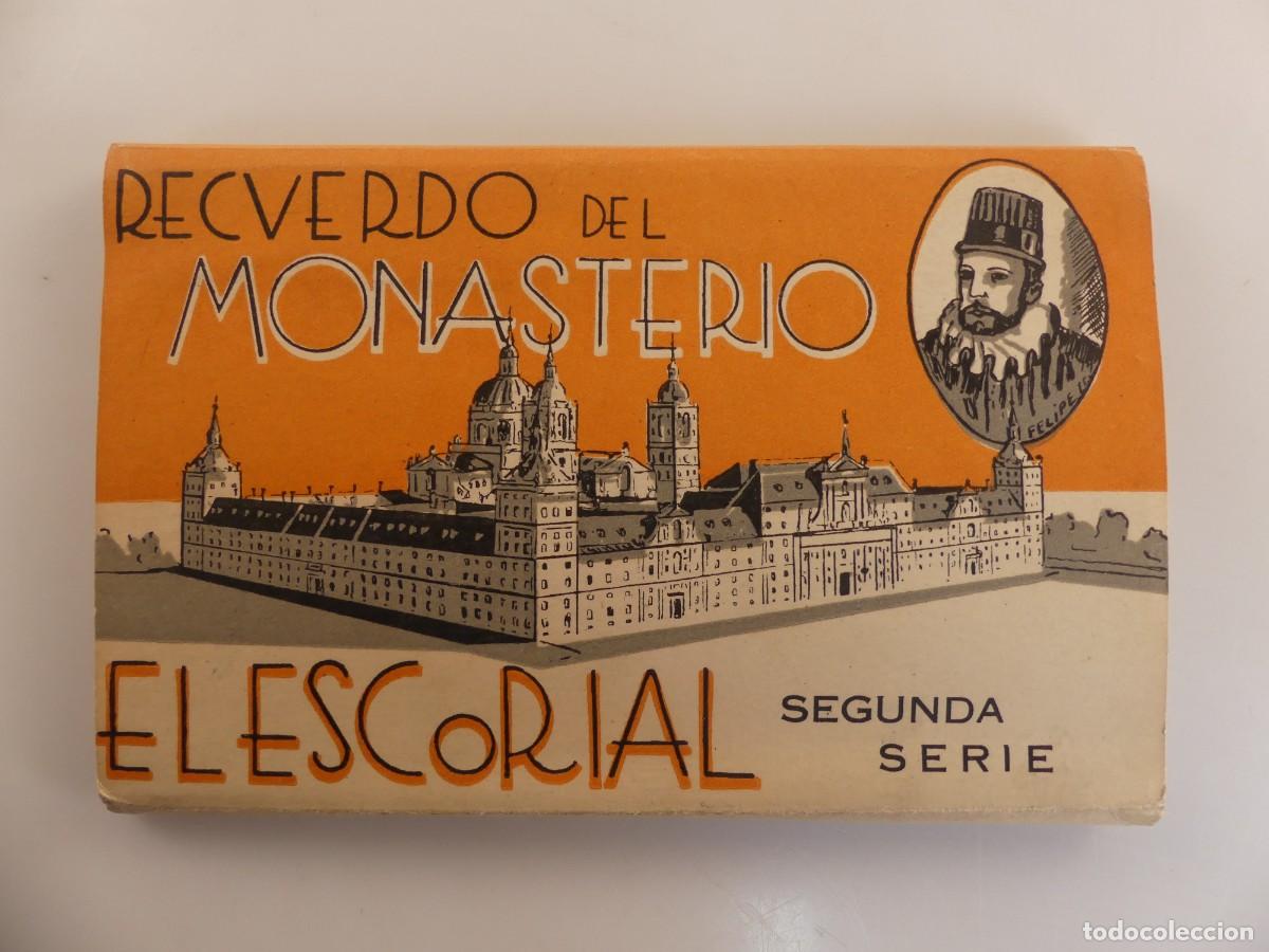 Cartoline: VISTAS TIPO ACORDEON - RECUERDO DEL MONASTERIO DE EL ESCORIAL SEGUNDA SERIE