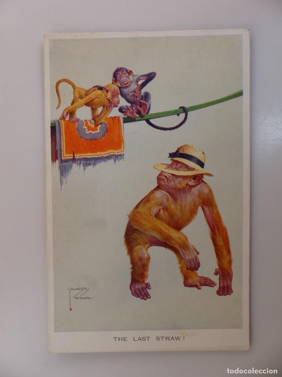 Cartoline: ANTIGUA TARJETA POSTAL - THE LAST STRAW