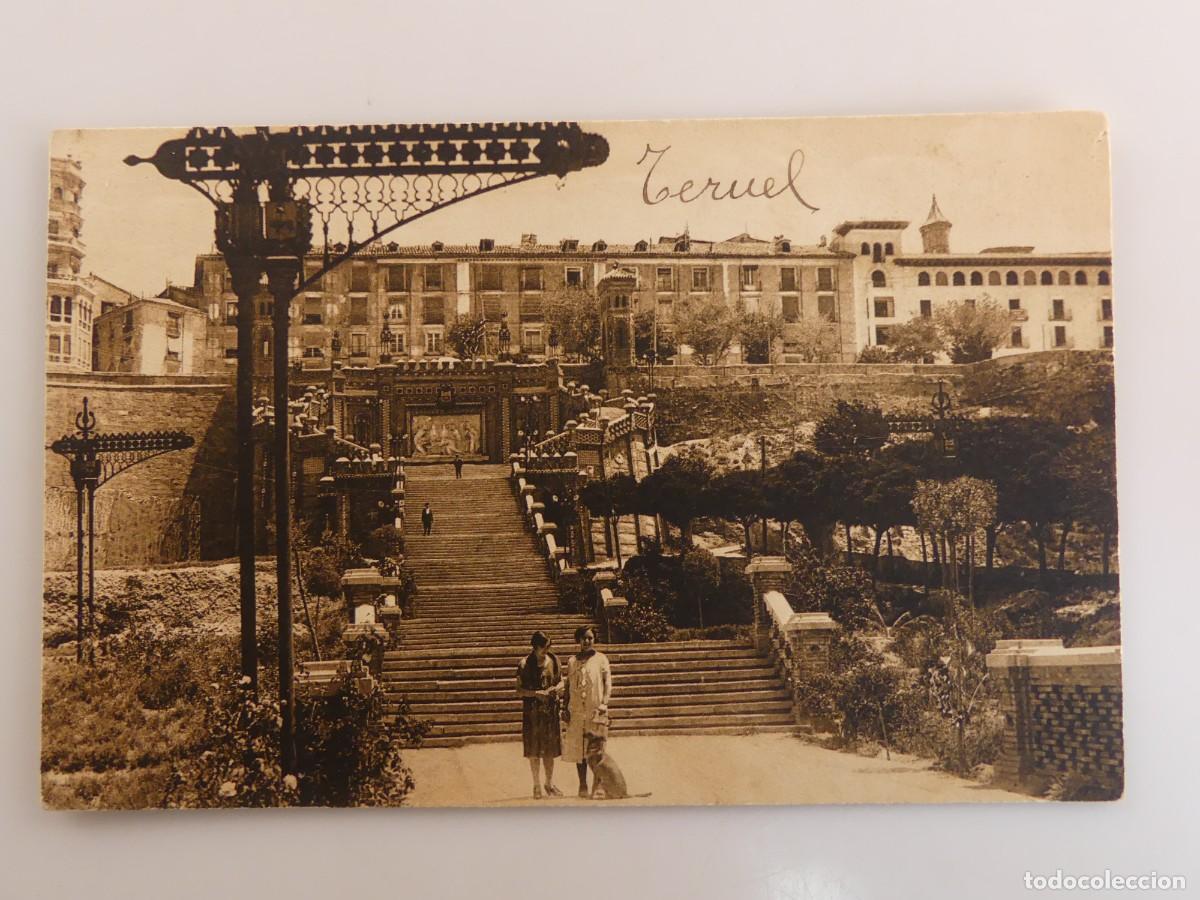 Cartoline: ANTIGUA TARJETA POSTAL - TERUEL - LA ESCALINATA