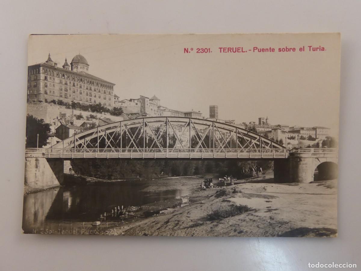 Postkarten: ANTIGUA TARJETA POSTAL - TERUEL -PUENTE SOBRE EL TURIA