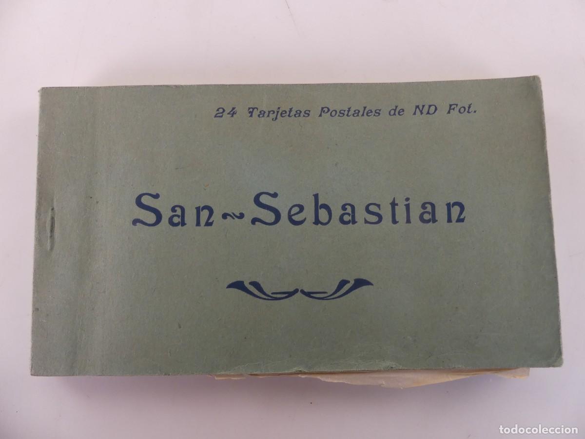 Postales: BLOC POSTAL 24 TARJETAS RECUERDO DE SAN SEBASTIAN