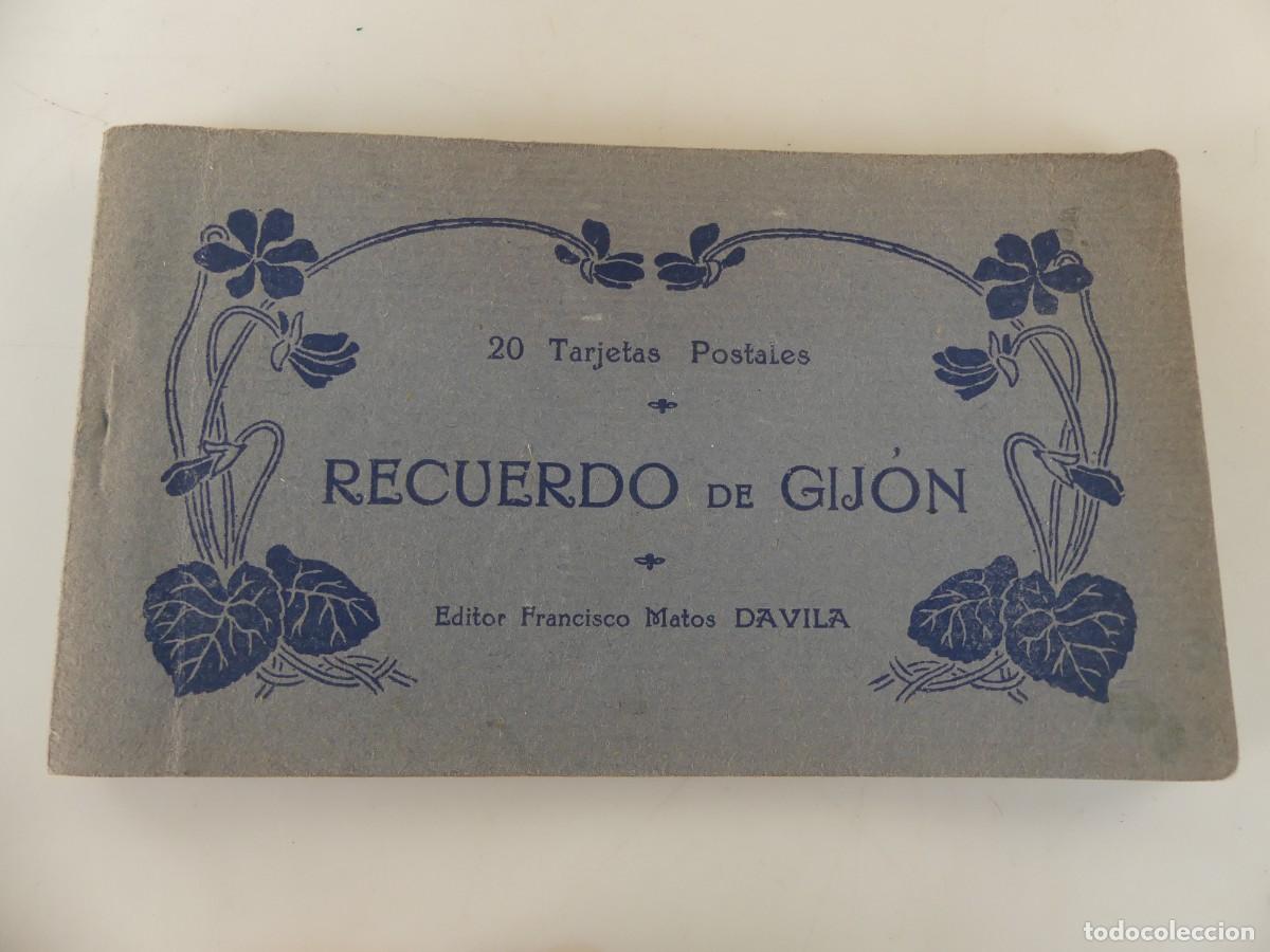 Postales: 12 TARJETAS POSTALES RECUERDO DE GIJON