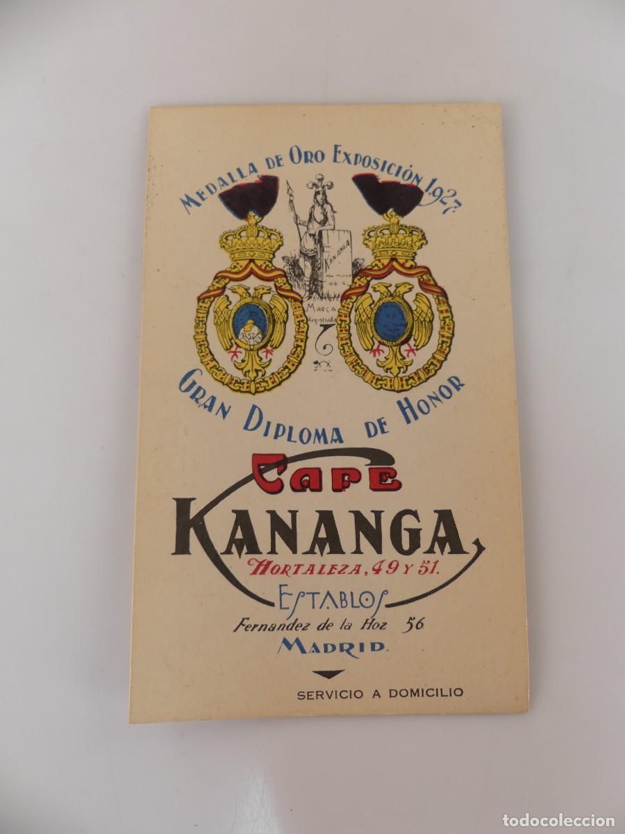 Postales: ANTIGUA TARJETA POSTAL - CAFE KANANGA MADRID - SIN CIRCULAR