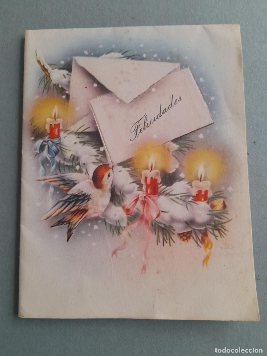 Postales: tarjeta de felicitacion navide&ntilde;a 1953