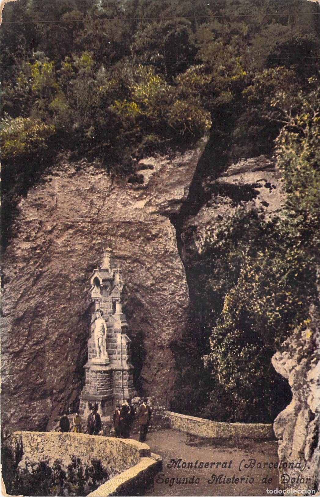 Postales: Postal de Montserrat Barcelona Segundo Misterio de Dolor