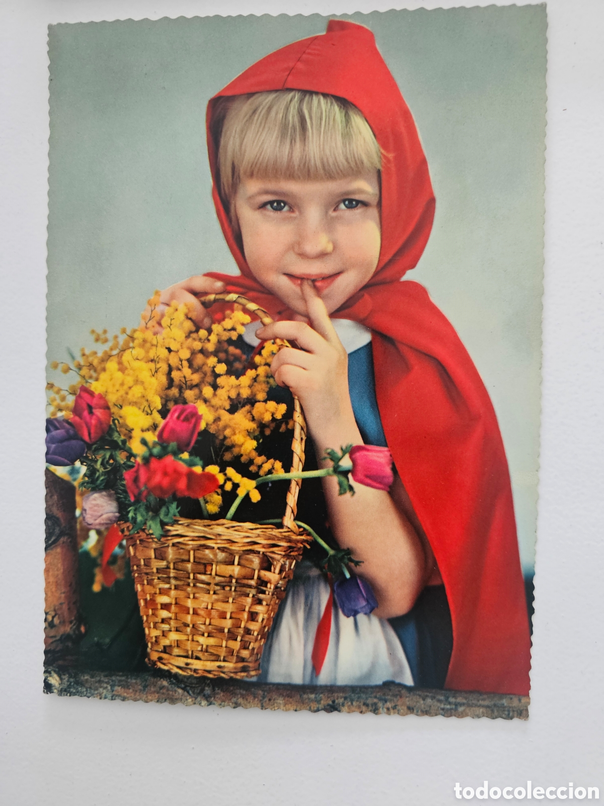 Postales: Postal de gran tama&ntilde;o de Caperucita Roja Edizioni Saemec 6000