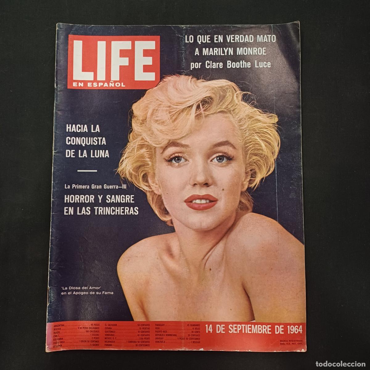 Postales: LIFE EN ESPA&Ntilde;OL/LO QUE EN VERDAD MATO A MARILYN MONROE.