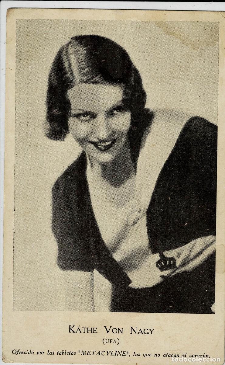 Postales: POSTAL DE CINE: DE KATHE VON NAGY. P-CINE-1753