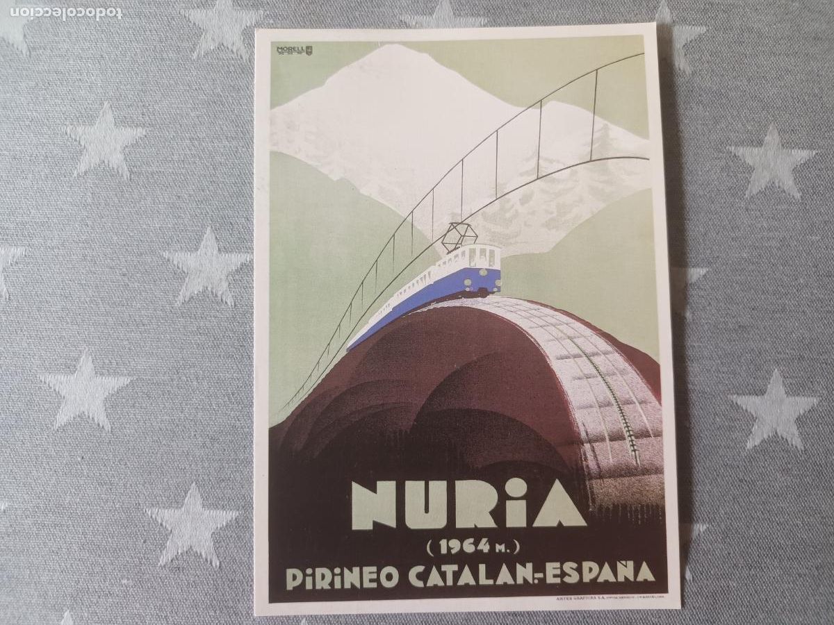 Postales: POSTAL NURIA PIRINEO CATALAN ESPA&Ntilde;A. EXPOSICION MORELL CARTELLS. SANTUARIO