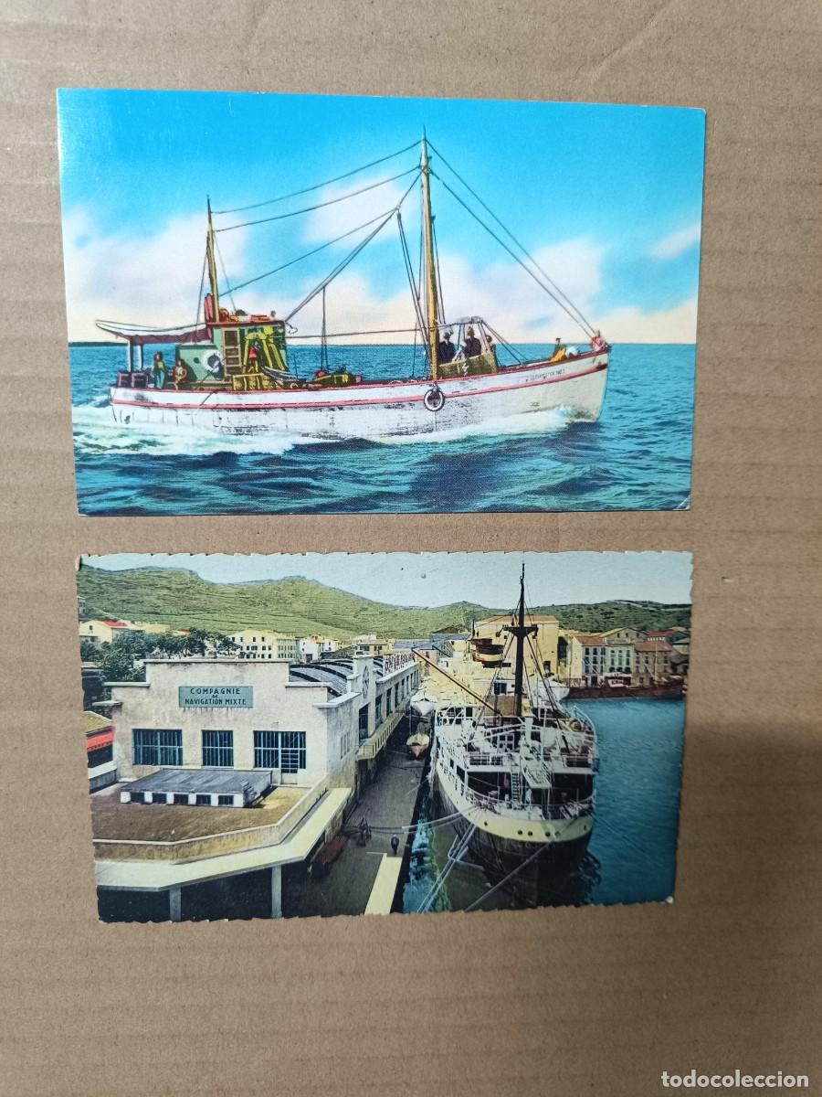 Postales: LOTE 2 ANTIGUAS POSTALES, BARCOS, CANADA Y 1939 GUERRA CIVIL, PORT VENDRES CON CENSURA MILITAR -S1