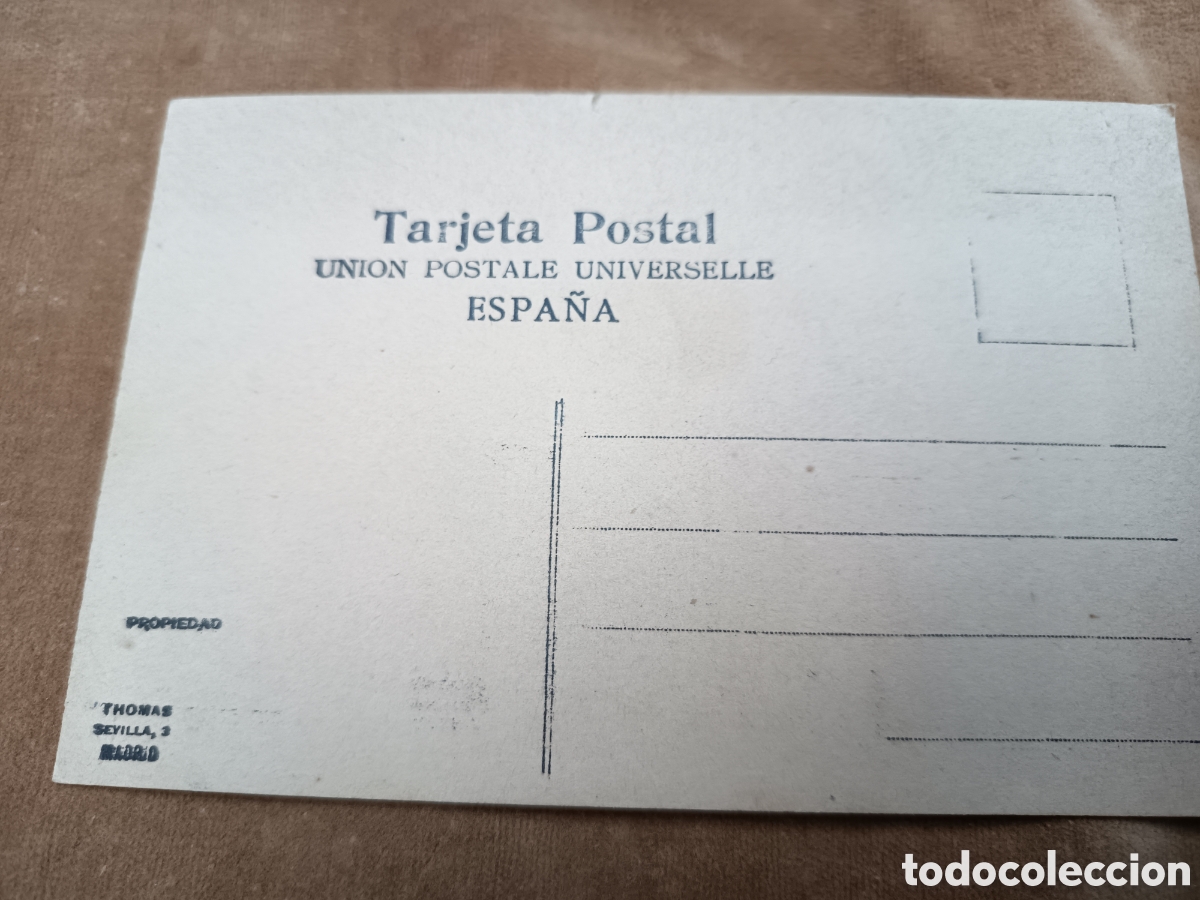 Postales: Postal Alfonso XIII y Victoria Eugenia Thomas - Foto 2