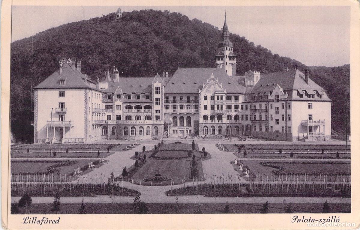 Postales: Postal Hotel Palace Lillaf&uuml;red Hungr&iacute;a Palota-sz&aacute;ll&oacute;