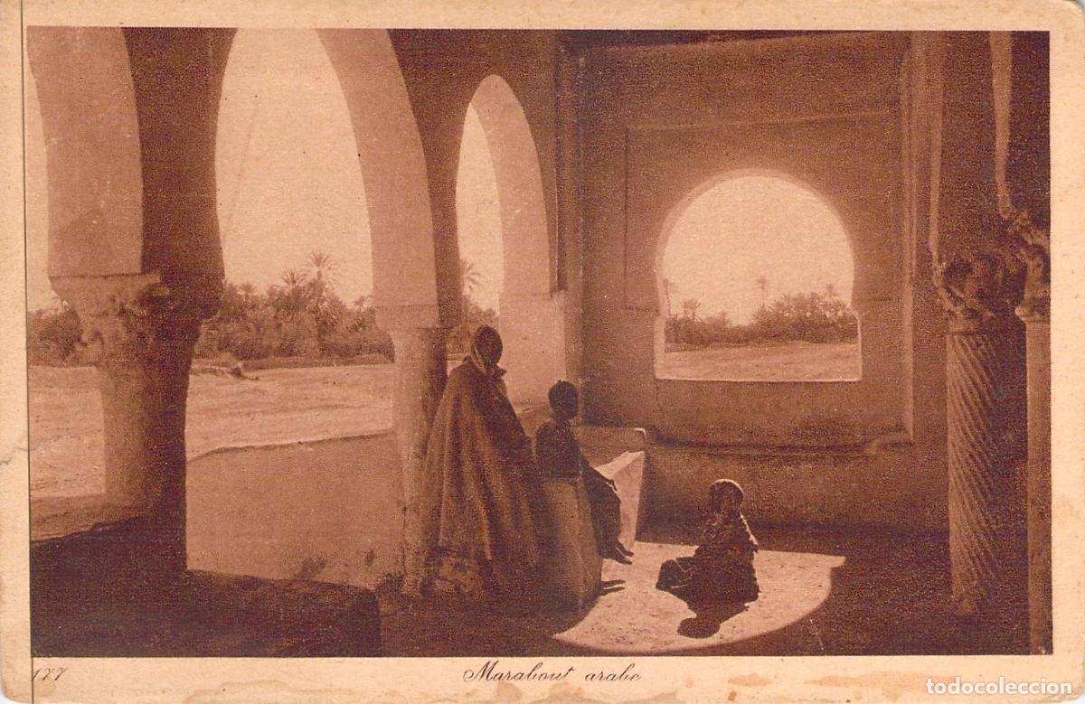Postales: Tarjeta Postal Marabout Arabe Escena Tradicional Argelia