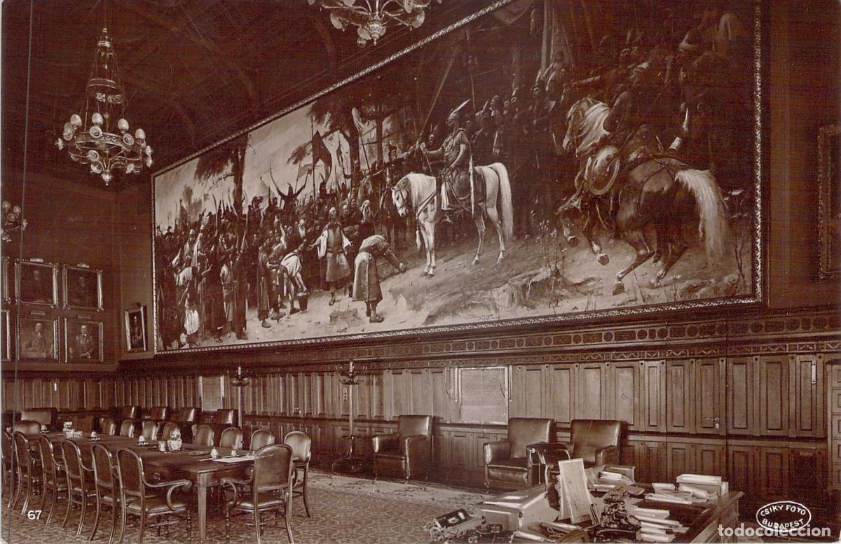 Postales: Postal de la Sala de Recepci&oacute;n del Parlamento en Budapest