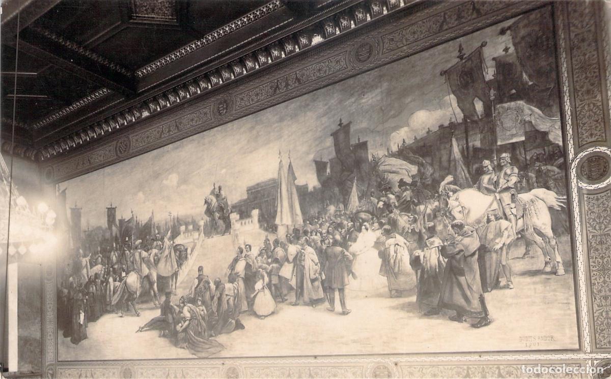 Postales: Postal del Parlamento de Budapest: Coronaci&oacute;n de Francisco Jos&eacute; I