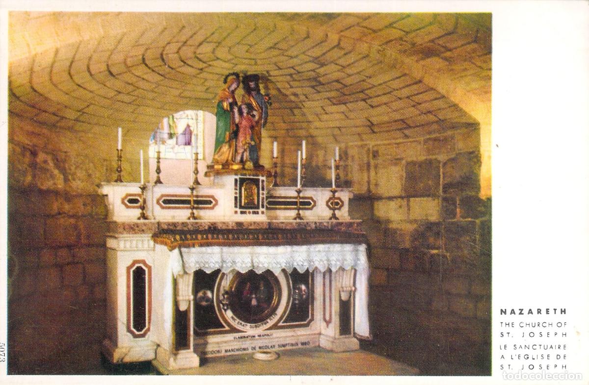 Postales: Postal de la Iglesia de San Jos&eacute; en Nazaret, Israel