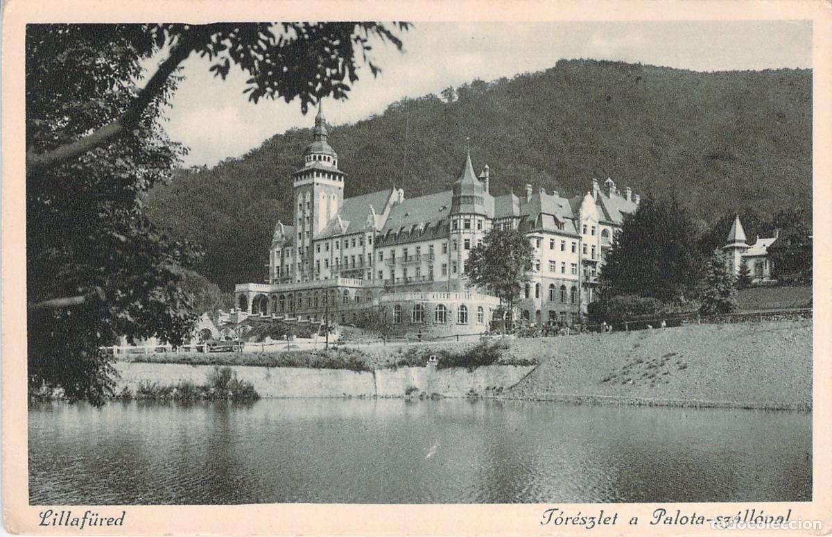 Postales: Postal Hotel Palota y Lago H&aacute;mori, Lillaf&uuml;red, Hungr&iacute;a