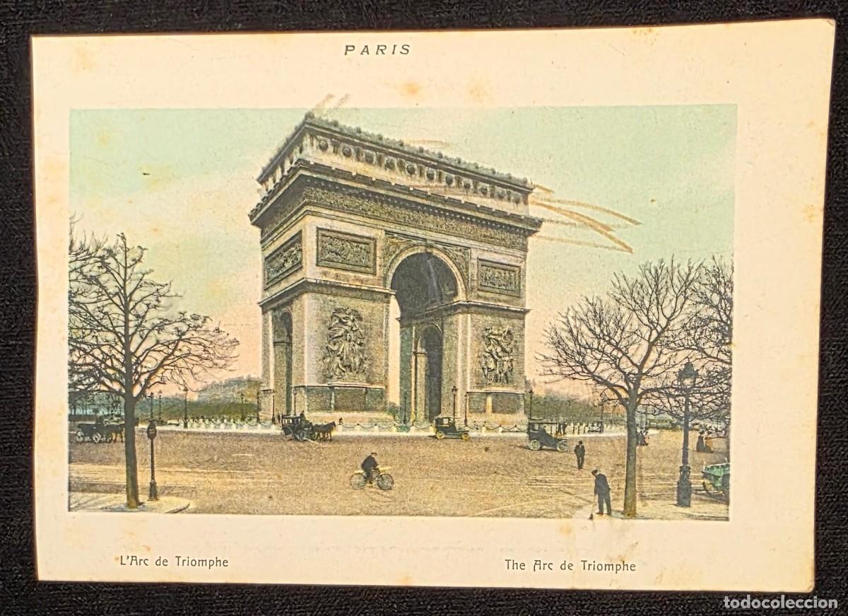 Postales: P.1040 Antigua Postal Colorizada Par&iacute;s Arc de Triomphe Vintage Francesa