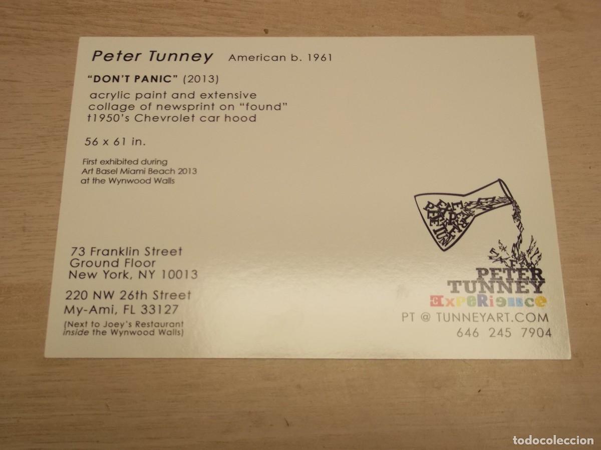 Postales: PETER TUNNEY POSTAL DONT PANIC 2013 - Foto 2