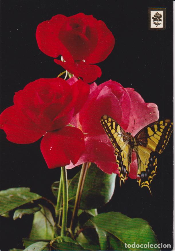 Postales: COLECCION FLORES SERIE H N&ordm;80 - ESCUDO DE ORO - ESCRITA