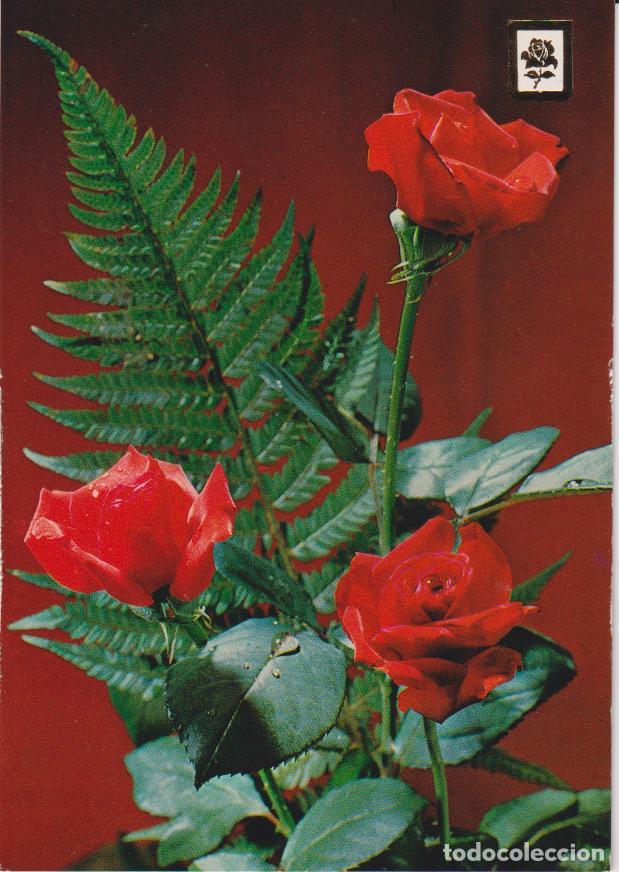 Postales: COLECCION FLORES SERIE 3051/2 - ESCUDO DE ORO - ESCRITA